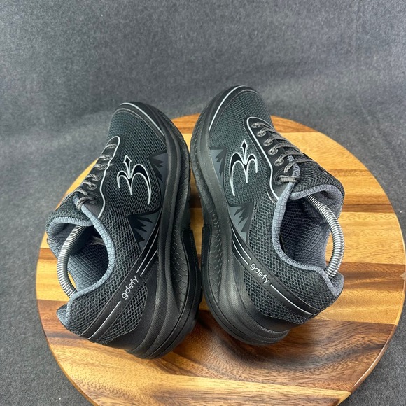 Gravity Defyer GDefy Mighty Walk Mens 10.5 Walking Shoes Black Grea TB9024MBL-M main image 7